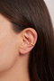 Heliophilia Silver Pendientes de Plata Esterlina 925 Color Oro